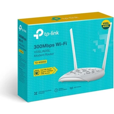 TeknoKapsül Tp-Link TD-W9950 300MBPS 4 Port Vdsl2/adsl Wifi Modem