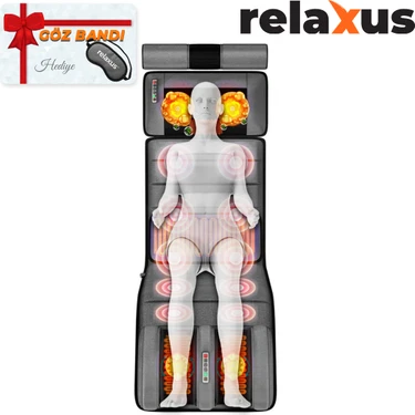 Relaxus Rlx20 Katlanabilir Elektrikli Masaj Yatağı Isıtmalı Vücut Masaj Cihazı Çin