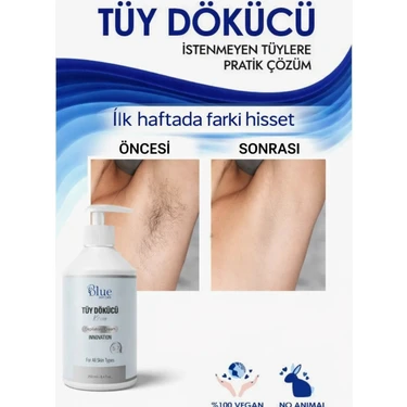 Blue Skin Care lazer etkili Tüy Dökücü tüy azaltıcı krem 5 Fiyatı