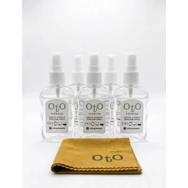 Otio Eyewear 5 Adet Gözlük  ve Ekran Temizleme Spreyi 50