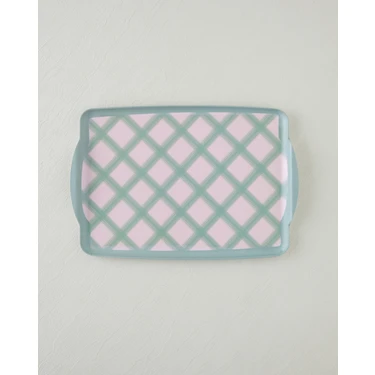 English Home Bright Charm Melamin Kaydırmaz Tepsi 25x38 cm