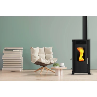 Eco Fan 8 Kw / Manuel Pelet ve Odun Sobası / Baba's