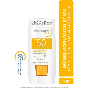 Photoderm Stick SPF50+ Göz Çevresi, Dudak, Hassas Bölgeler Yüksek Korumalı Stick Güneş Koruyucu 8