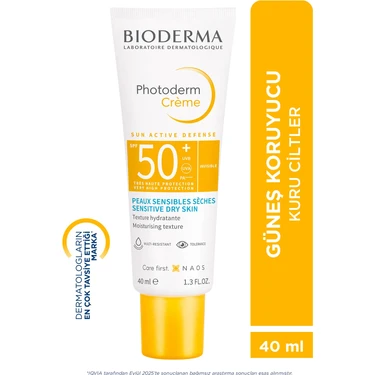 Photoderm Cream SPF50+ Kuru Ciltler için Yüksek Korumalı Yüz Güneş Kremi 40