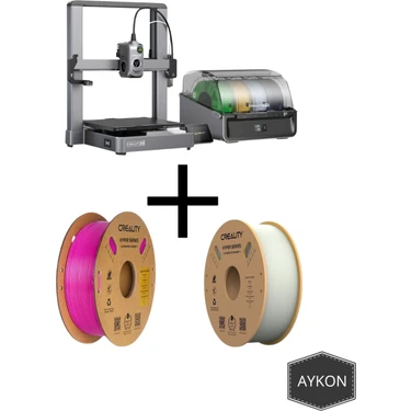 Creality Hi Combo 3D Yazıcı + 2 Adet Creality Hyper Pla