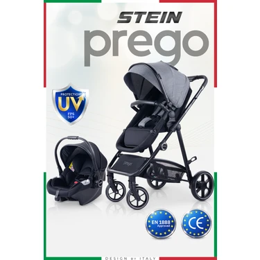 Prego Stein Çift Yönlü Portbebeli Travel Sistem Bebek Arabası Uv