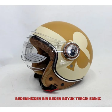 Nero Tk-06 Şefaf Vizörlü Yarım Açık Kask Mat K2 Fiyatı