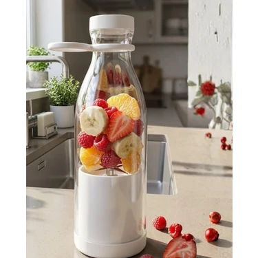 Astraltech Kablosuz Taşınabilir Blender 380 ml Smoothie Milkshake Meyve