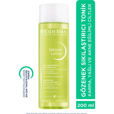 Bioderma Sebium Lotion Salisilik asit içeren Gözenek Sıkılaştırıcı Siyah Nokta Karşıtı Arındırıcı
