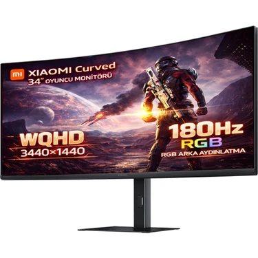 Xiaomi Kavisli Oyun Monitörü G34WQI Eu | Monitör | 34 Inç, Fiyatı