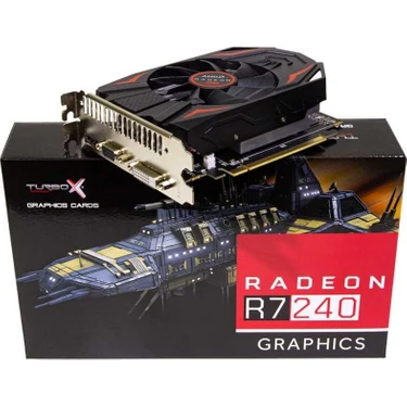 Midcom Turbox Knight Zen Max R7 240 Amd Gddr5 128BIT Vga.dvi.hdmi Tek Fan 4gb Ekran