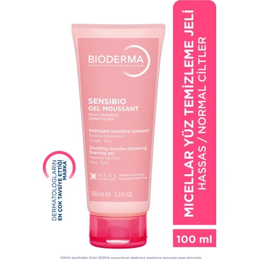 Sensibio Foaming Gel Hassas ve Normal Ciltler için Nemlendirici Etkili Durulanan Micellar Yüz