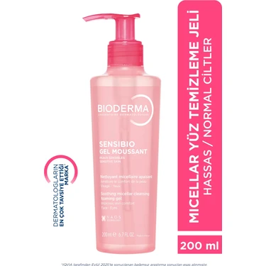 Sensibio Foaming Gel Hassas ve Normal Ciltler Durulanan Micellar Yüz Temizleme Jeli 200