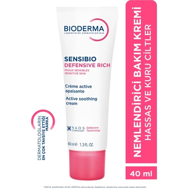 Sensibio Defensive Rich Hassas ve Kuru Cilt Antioksidan E Vitamini Yoğun Nemlendirici Krem 40