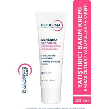 Bioderma Sensibio DS+ Kızarıklık ve Yağlı Pullanma Karşıtı Hindistan Cevizi Yağlı Bitkisel Özlü