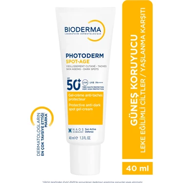Photoderm Spot Age SPF50+ Leke, Yaşlanma ve Kırışıklık Karşıtı Yüksek Korumalı Güneş Kremi 40
