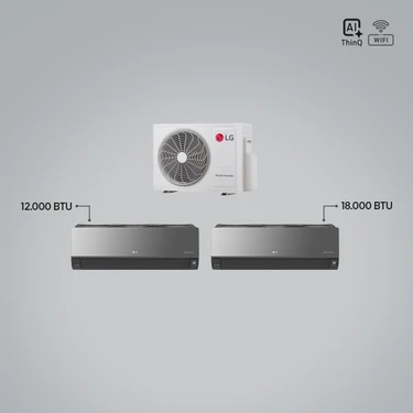 Lg 1+2 Multi Sistem / 18+12 Iç Üniteler = 1 Adet Dış Ünite Al Thinq Wi-Fi