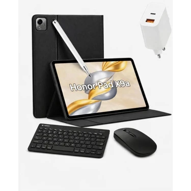 HONOR Pad X9A 8gb 256GB Wi-Fi 11.5 Inç 120 Hz 2.5k Gry Tablet+Kılıf+Mouse Set+Kırılmaz Cam+Kalem