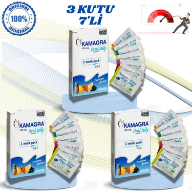 H-B KAMAGRAJEL100MG Jel 3 Kutu 21'li Kullanım Paket Orijinal Performans_arttırıcı Geciktirici