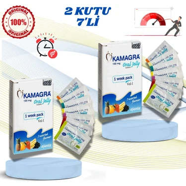 H-B KAMAGRAJEL100MG Jel 2 Kutu 14 Kullanım Paket Orijinal Performans_arttırıcı Geciktirici Takviye