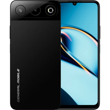 General Mobile Gm 26 5g Siyah 20GB Ram (8+12) + 256GB