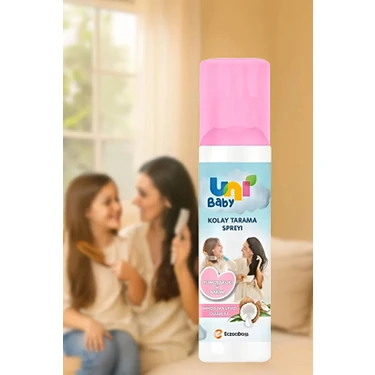 Uni Baby Kolay Tarama Spreyi Hipoalerjenik Özellikli 200 ml Hindistan Cevizi Özlü Taramayı