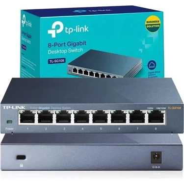 Uravas Store Tp-Lınk TL-SG108 8 Port Gıgabıt Metal