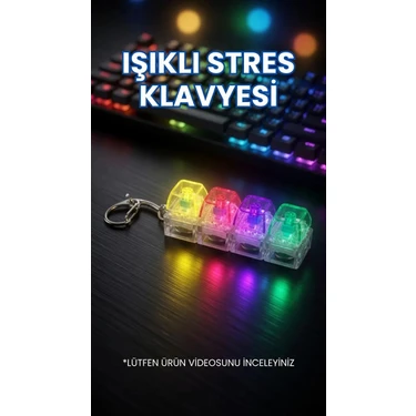 Newstore Home Işıklı Klavye-Stres Giderici