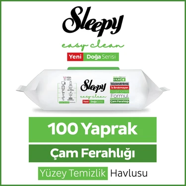 Sleepy Pine Yüzey Temizlik Havlusu mendili Çam Ferahlığı 100