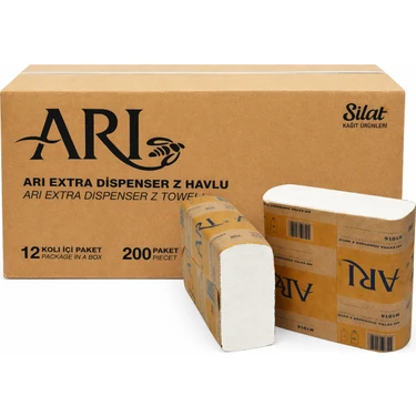Arı Z Katlı Dispenser Havlu 12X200 Lü Fiyatı - Taksit Seçenekleri