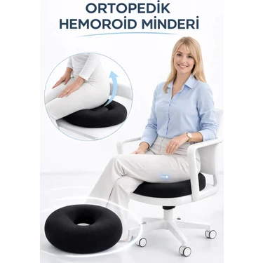 Corelife Ortopedik Oturma Simidi Hemoroid Basur Minderi Kuyruk Sokumu Destek