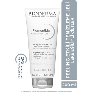 Bioderma Pigmentbio Foaming Cream 200 ml Leke Karşıtı Aydınlatıcı Yüz ve Vücut Jeli AHA & BHA