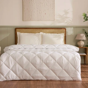 Microfiber Çift Kişilik Yorgan 2 Yastık