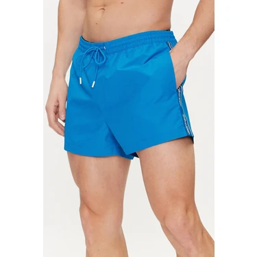 Calvin Klein Core Logo Tape Short Drawstring Swim Short Erkek Kısa Yüzme Şortu