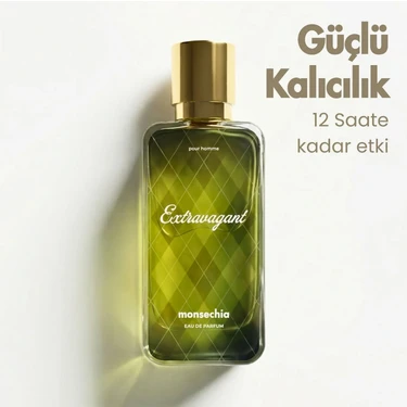 Monsechia Erkek Parfüm - Extravagant Pour Homme EDP 50ml Kalıcı Yoğun