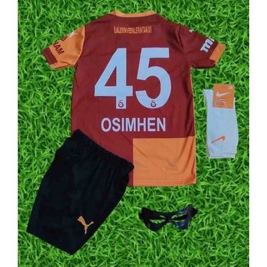 Moda 45 Numara Victor Osimhen G.al.a.t.a.s.a.r.a.y Parçalı Çocuk Forması Full