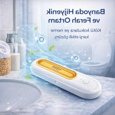 Cekar Store Şarjlı Ozonlu Buzdolabı Koku Giderici Sterilizasyon Koku Giderici Araç, Ayakkabılık