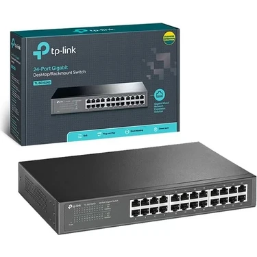 Prativas Tp-Link TL-SG1024D 10-100-1000 Gigabit 24 Port Ethernet
