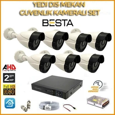 Almira Butik 2mp 1080P 8 Kameralı Ahd Güvenlik