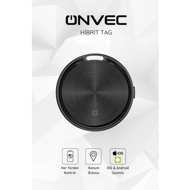 Onvec Hybrid Smart Tag Ios Android Akıllı Eşya Bulucu Takip