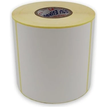 Cekar Store Kargo Etiketi Eko Termal Etiket 100MM x 100MM Ruloda 500 Adet 40MM Kuka Çapında Direk