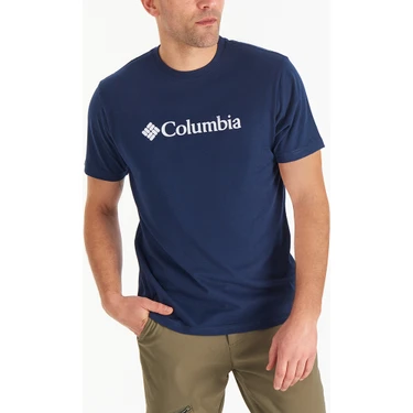 Columbia Cs0287 Csc M Basic Big Logo Brushed Ss Tee Erkek