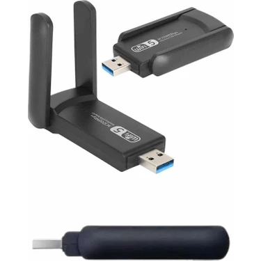 İlanib Ticaret Wifi Alıcı Dual Band USB 3.0 Adaptör Kablosuz Windows