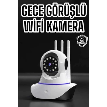 İlanib Ticaret Ev Kamerası Wifi Kamerası Video Kayıt Çift Yönlü Hareket Sensörü