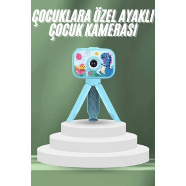 İlanib Ticaret Çocuklara Özel Ayaklı Mini Fotoğraf Makinesi Dijital LCD