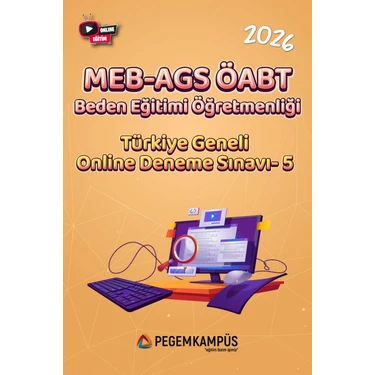 Pegem Kampüs 2026 MEB-AGS ÖABT Beden Eğitimi Öğretmenliği Türkiye Geneli
