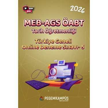 Pegem Kampüs 2026 MEB-AGS ÖABT Tarih Öğretmenliği Türkiye Geneli Online