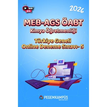 Pegem Kampüs 2026 MEB-AGS ÖABT Kimya Öğretmenliği Türkiye Geneli Online