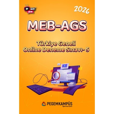 Pegem Kampüs 2026 MEB-AGS Türkiye Geneli Online Deneme
