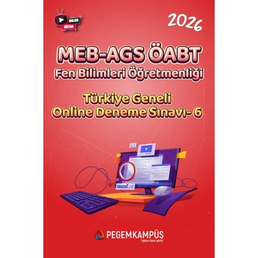 Pegem Kampüs 2026 MEB-AGS ÖABT Fen Bilimleri Öğretmenliği Türkiye Geneli